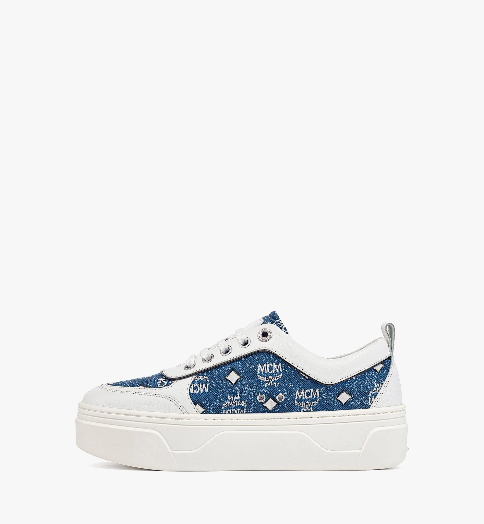 Plateausneaker Skyward In Vintage Denim Jacquard