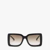 Rechteckige Sonnenbrille