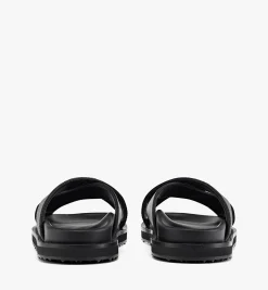 Sandalen In Visetos Leder-Mix