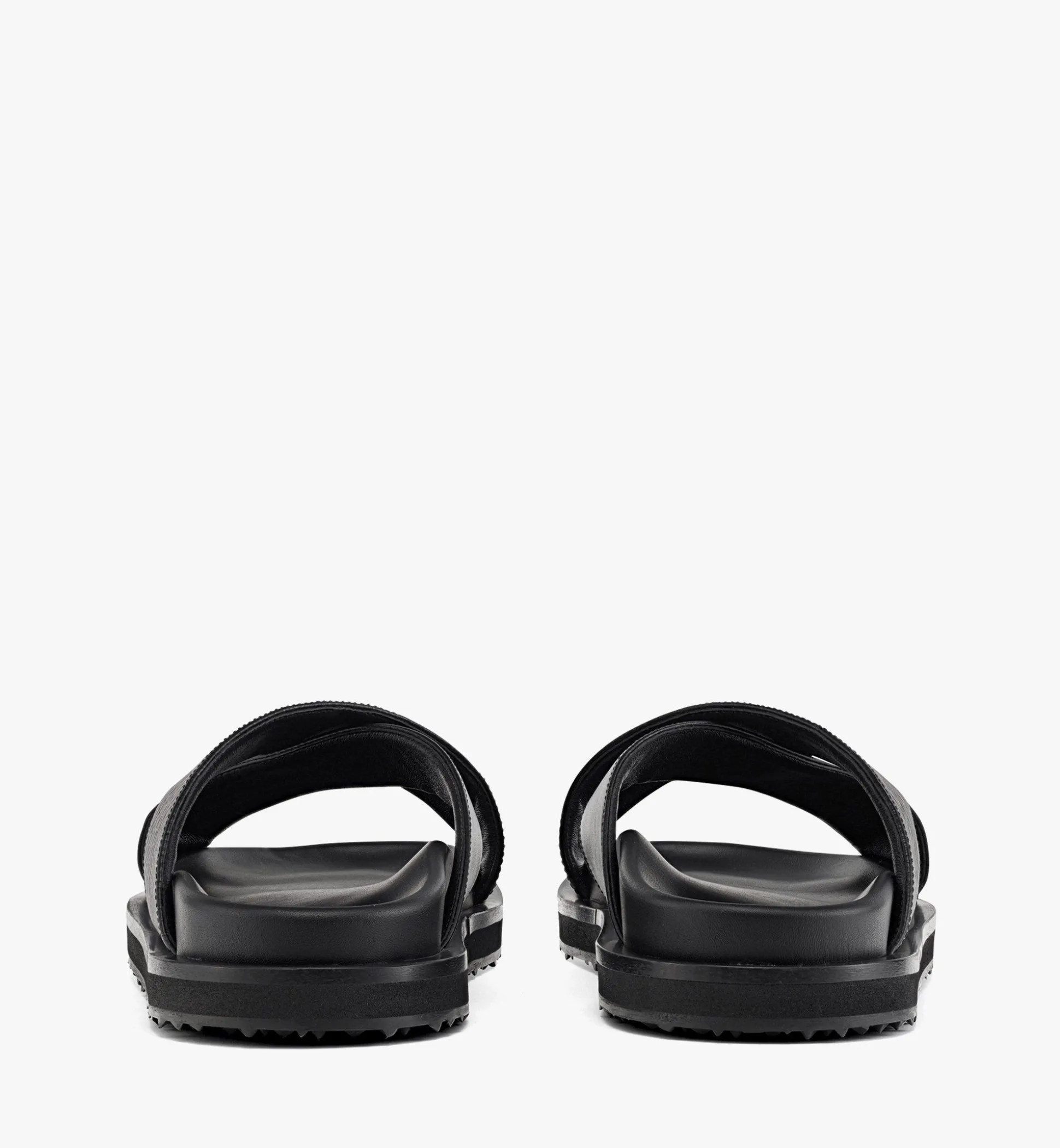 Sandalen In Visetos Leder-Mix