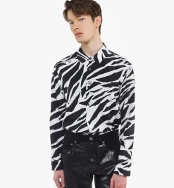 Shirt Meta Safari Mit Zebra-Print