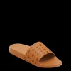 Slides Mit Monogramm-Print