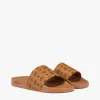 Slides Mit Monogramm-Print