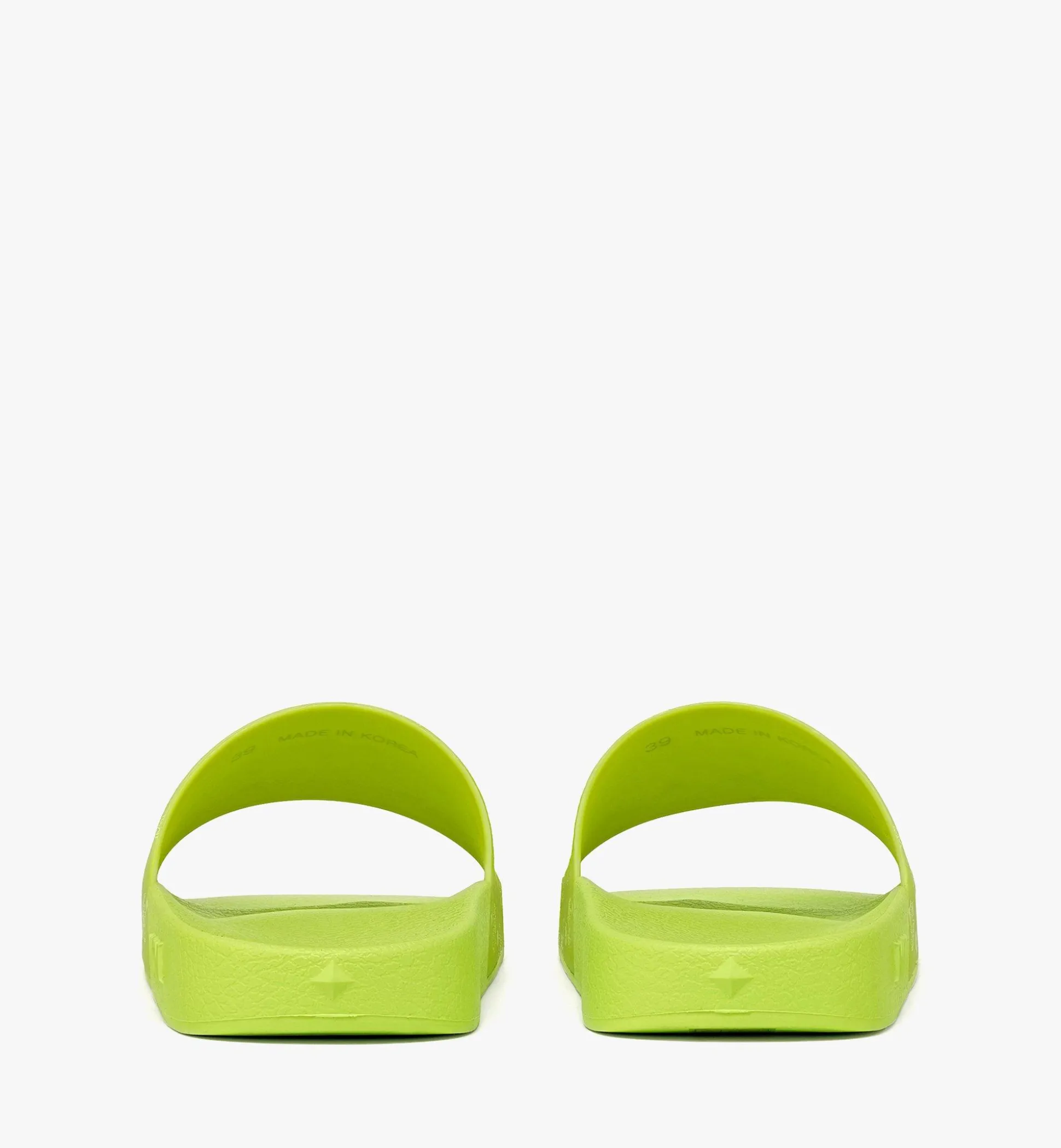 Slides Mit Monogramm-Print