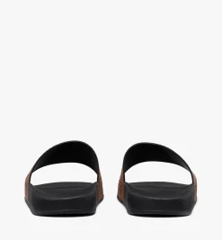 Slides Mit Monogramm-Print
