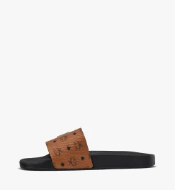Slides Mit Monogramm-Print