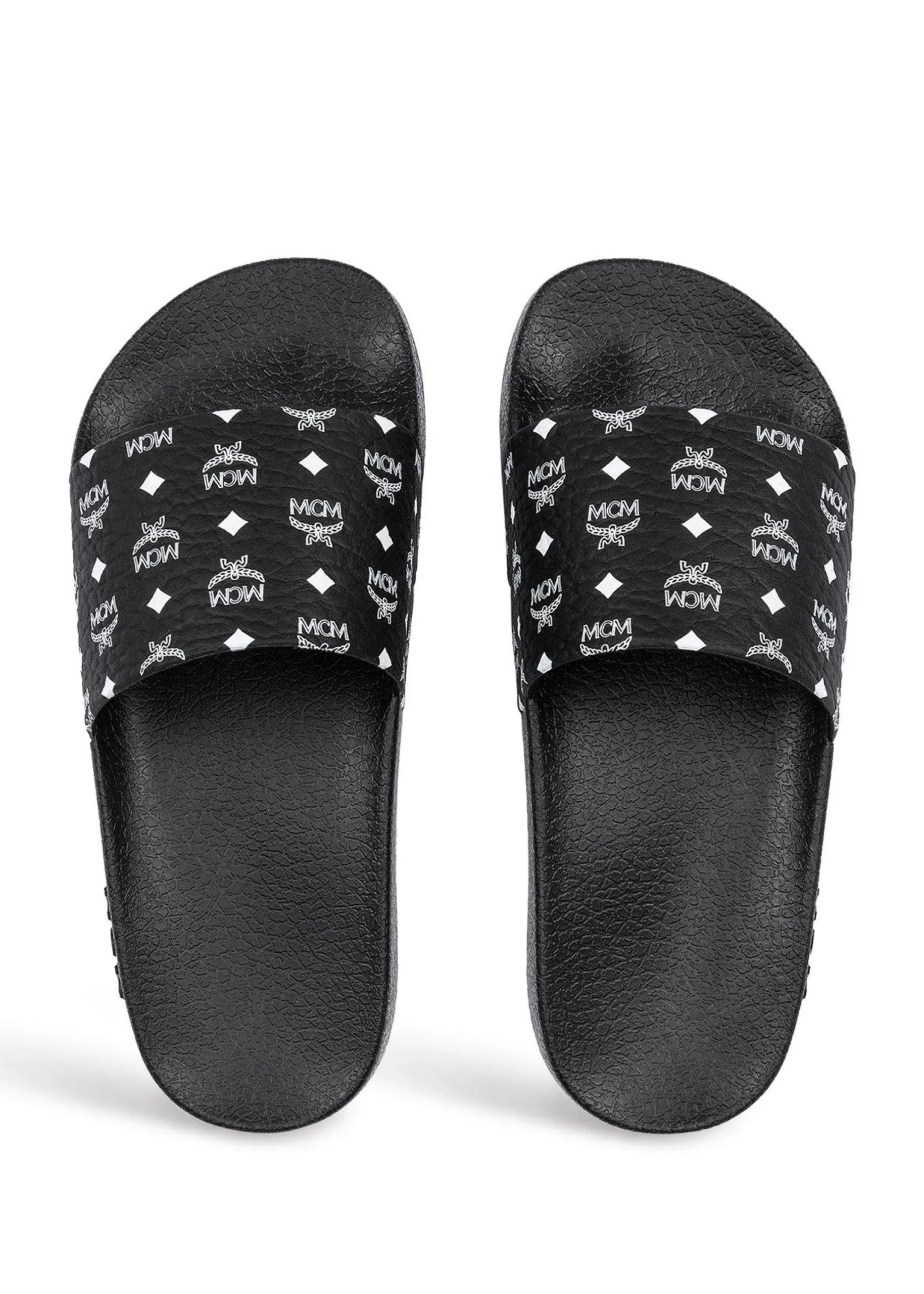 Slides Mit Monogramm-Print