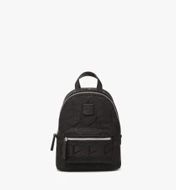 Stark Bebe Boo Rucksack Aus Jacquardgewebtem Nylon Mit Cubic-Monogramm