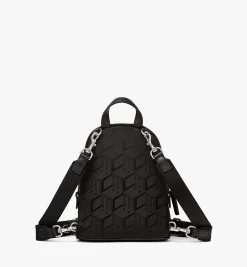 Stark Bebe Boo Rucksack Aus Jacquardgewebtem Nylon Mit Cubic-Monogramm