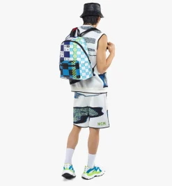 Stark Rucksack In Checkerboard Visetos