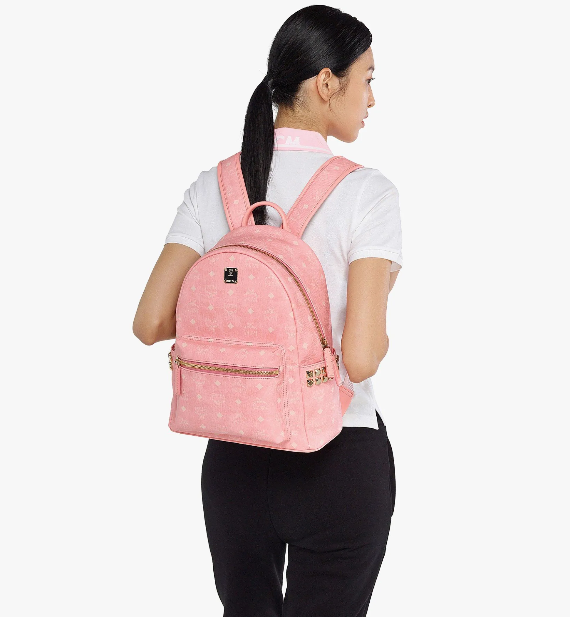 Stark Rucksack In Visetos Mit Seitlichen Nieten