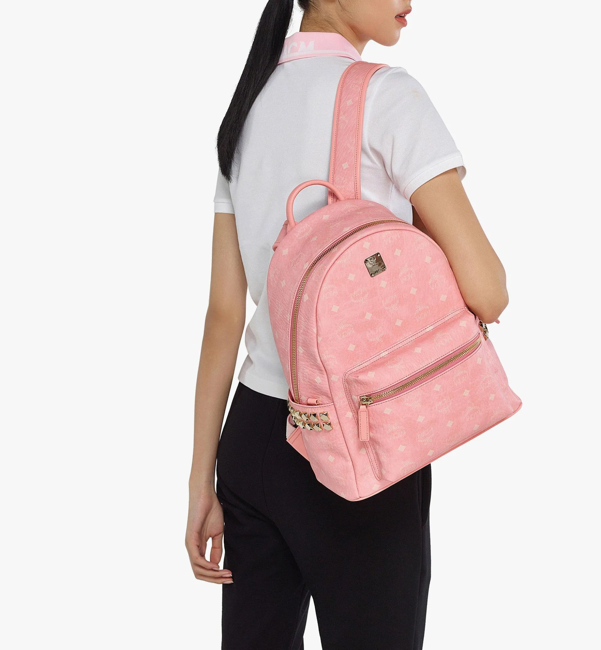 Stark Rucksack In Visetos Mit Seitlichen Nieten