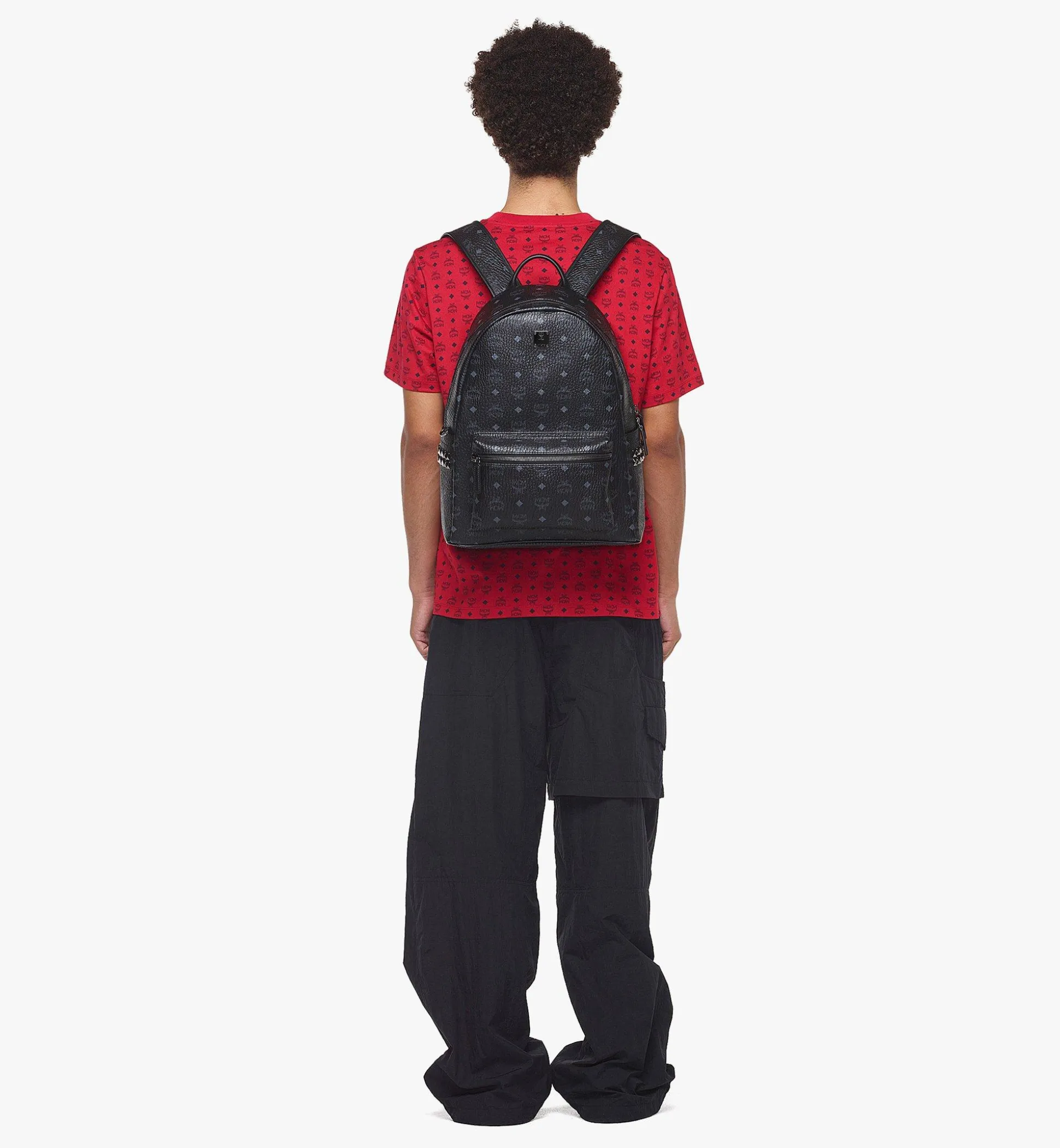 Stark Rucksack In Visetos Mit Seitlichen Nieten