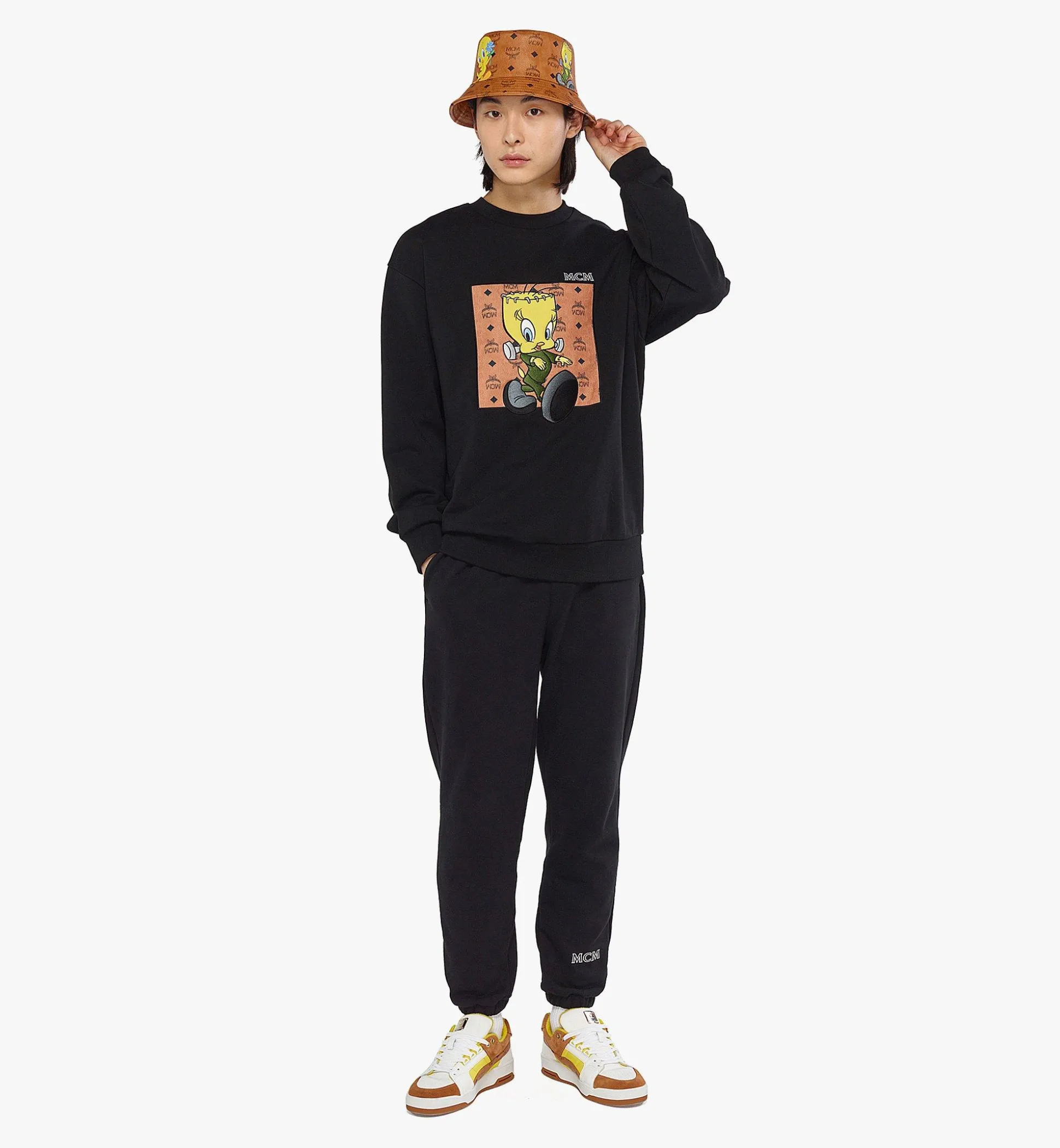 Sweatshirt Looney Tunes X Mcm Aus Bio-Baumwolle Fur Herren