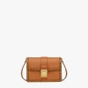 Tracy Schultertasche In Leder-Visetos-Mix