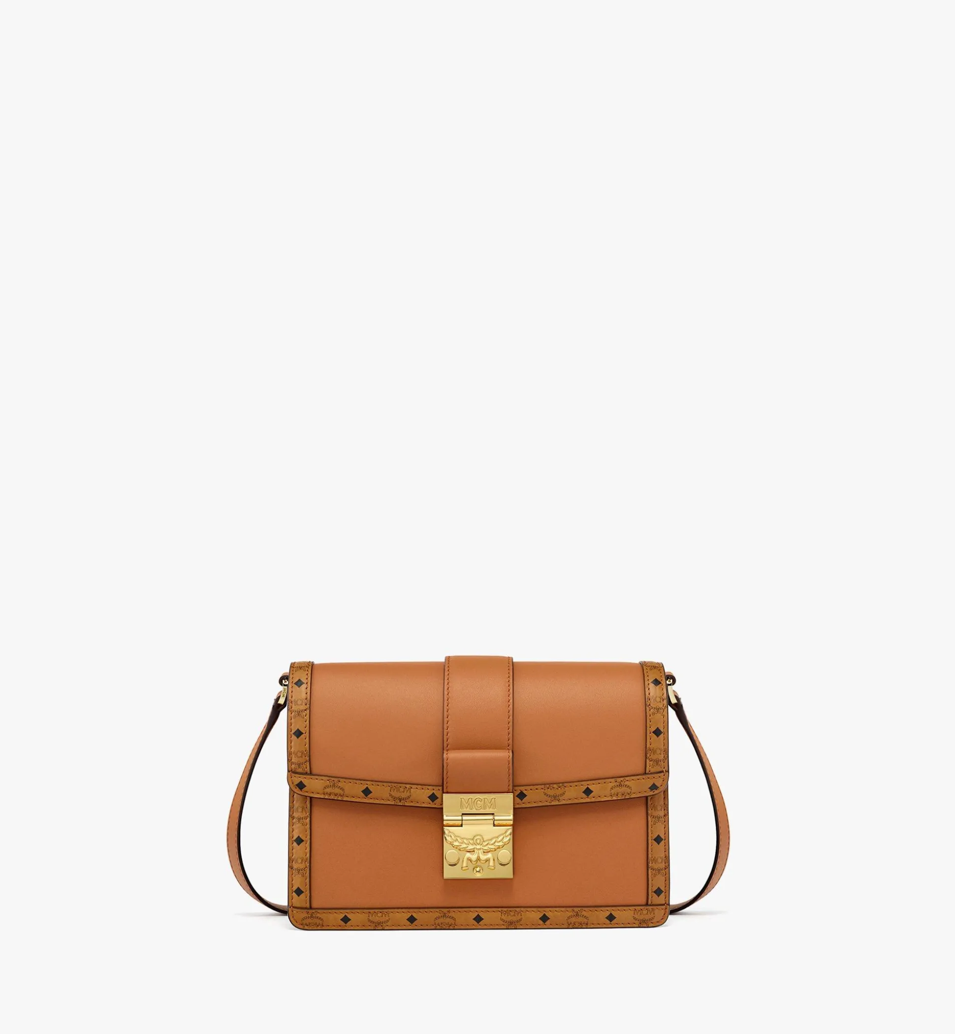 Tracy Schultertasche In Leder-Visetos-Mix