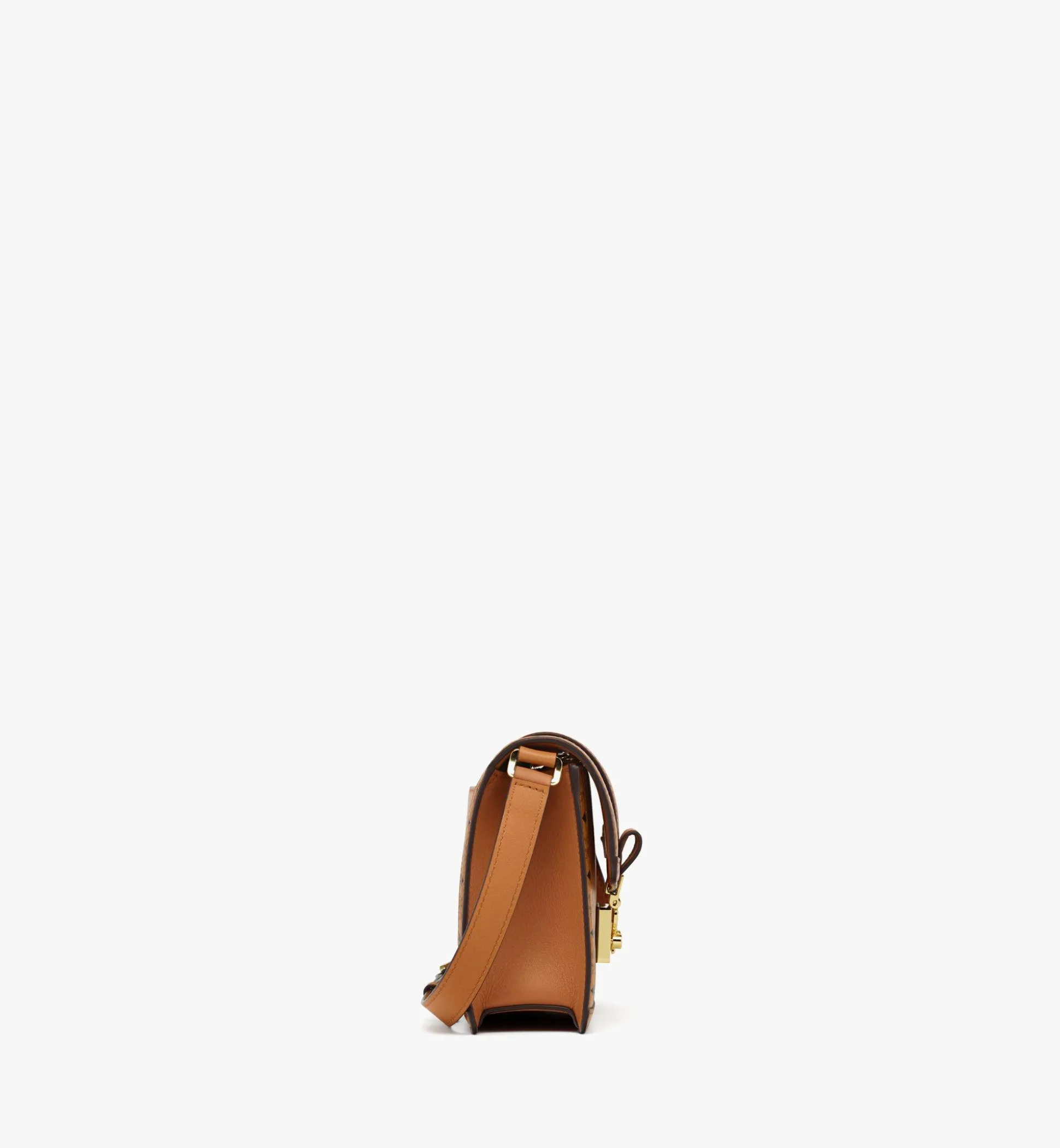 Tracy Schultertasche In Leder-Visetos-Mix