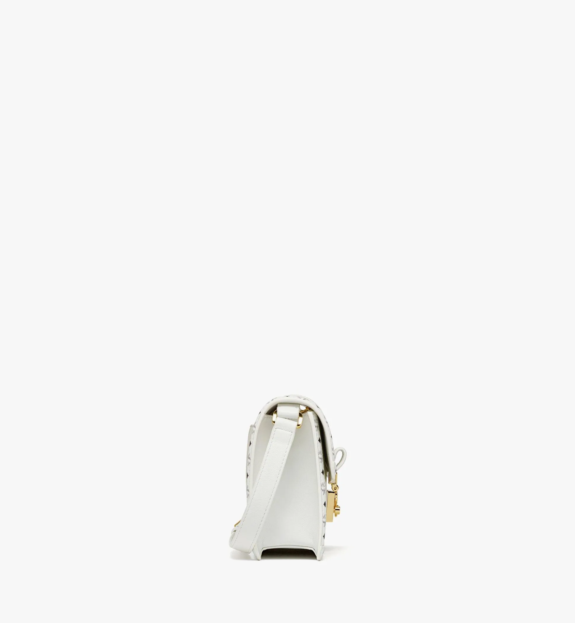 Tracy Schultertasche In Leder-Visetos-Mix