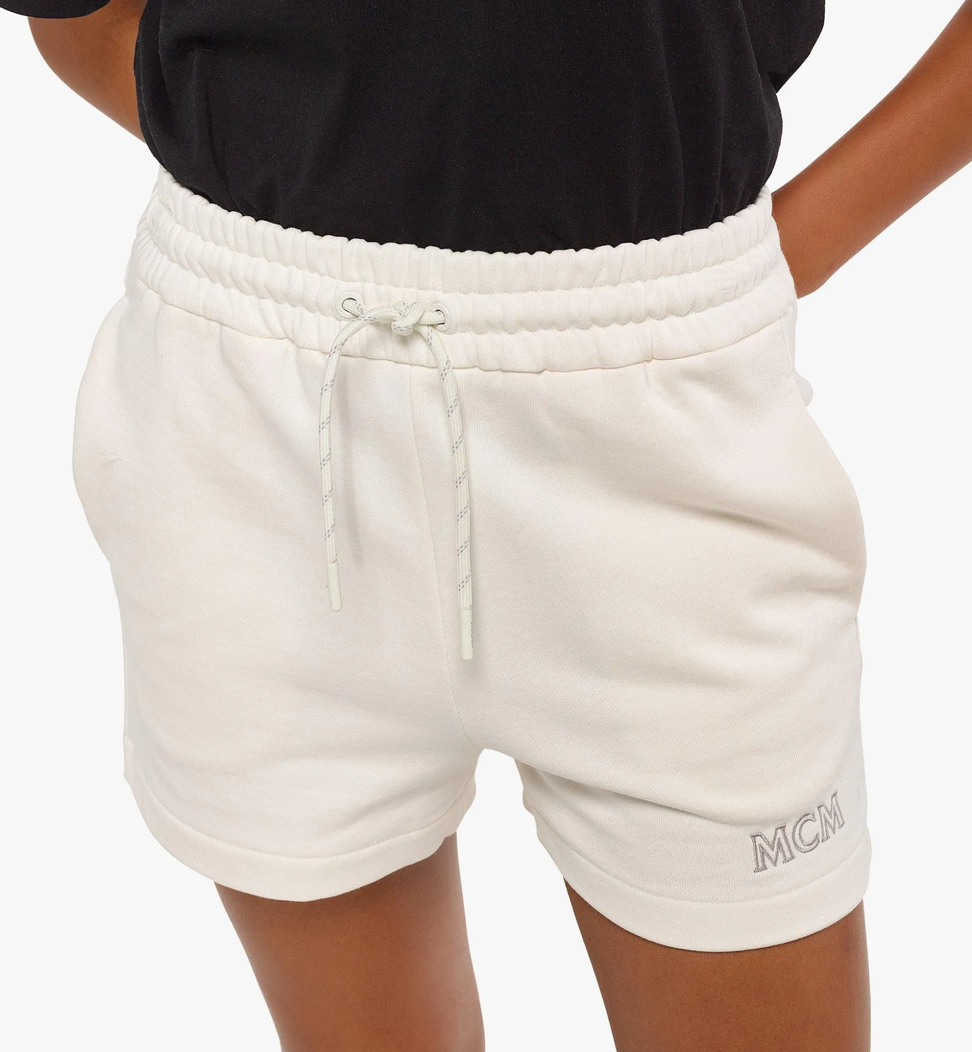 Trainingsshorts Mcm Essentials Aus Bio-Baumwolle Mit Logo Fur Damen
