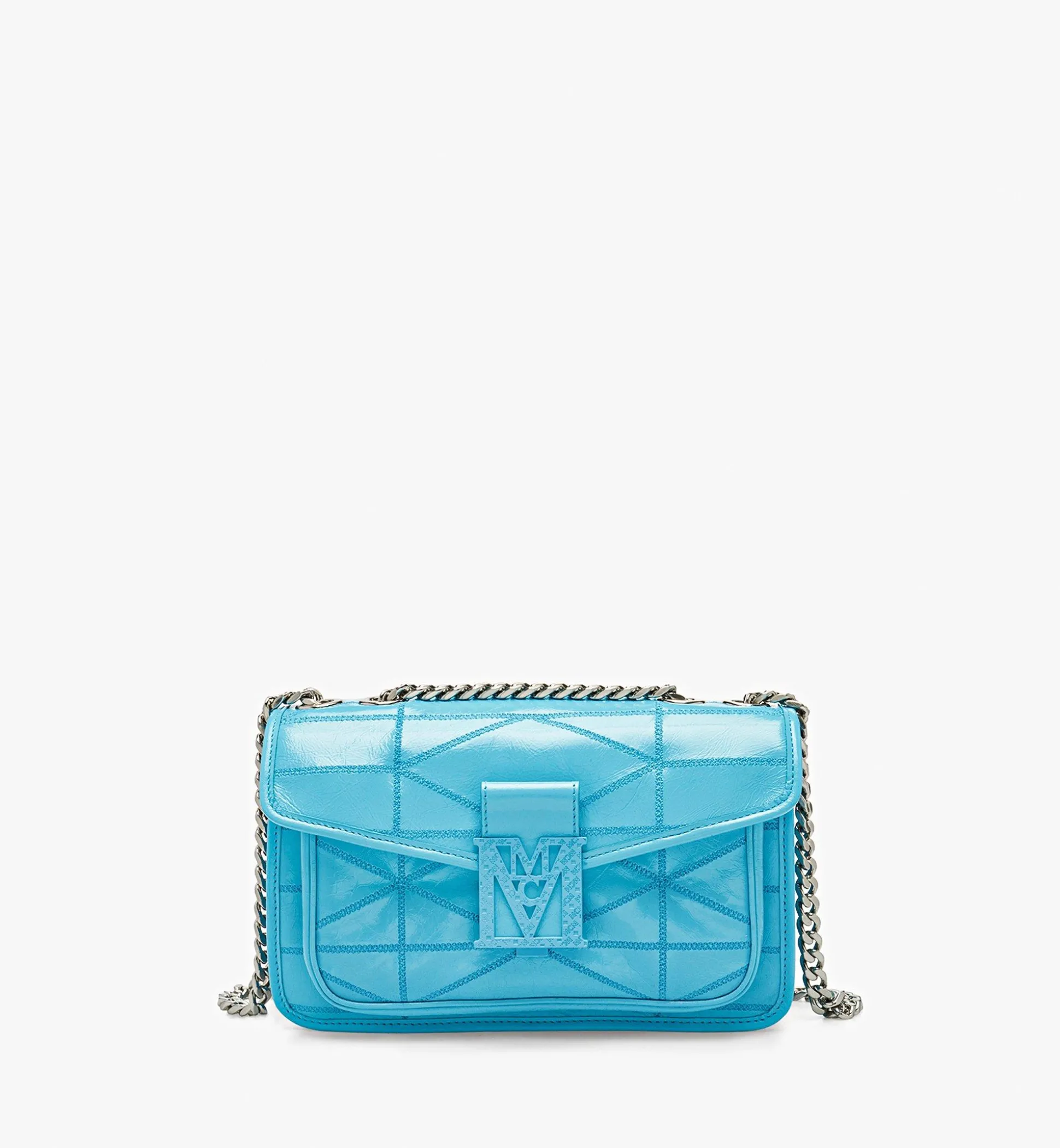 Travia Schultertasche Aus Gestepptem Knautschleder