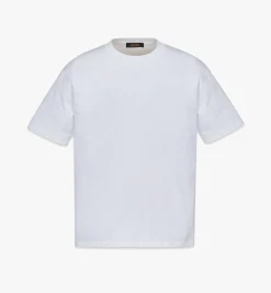 T-Shirt Aus Bio-Baumwolle In Checkerboard Visetos