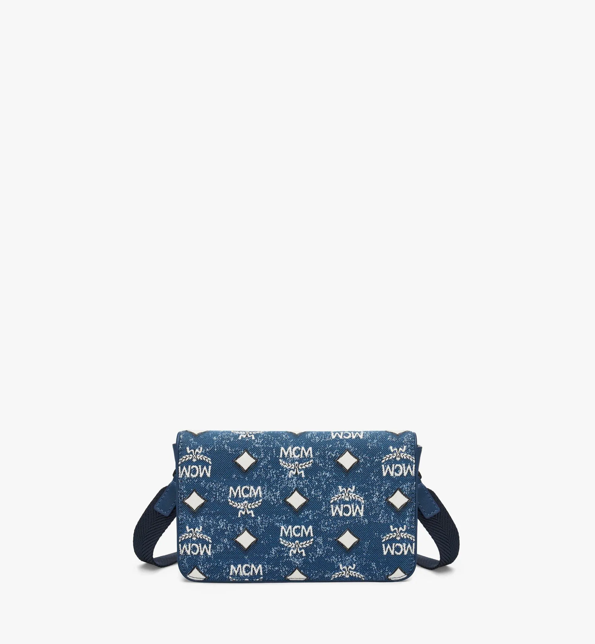 Umhangetasche Aren In Vintage Denim Jacquard