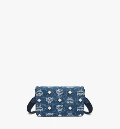 Umhangetasche Aren In Vintage Denim Jacquard