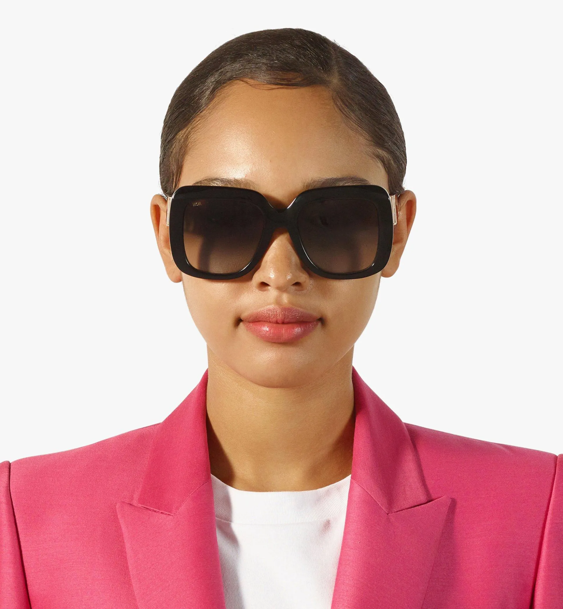 Zweifarbige, Quadratische Sonnenbrille