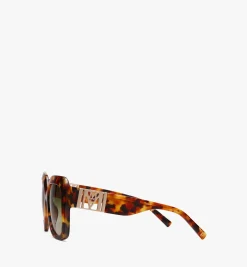 Zweifarbige, Quadratische Sonnenbrille